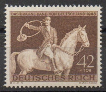 Michel Nr. 854, Galopprennen postfrisch.